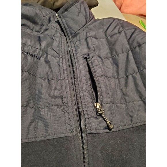 Free Country Overlay Fleece Jacket, Mens L - 0274 - Picture 7 of 9